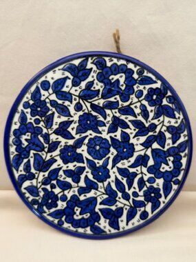Blue and White Wall Plate